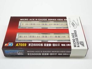 #k6【梱60】マイクロエース A7059 京王6000系 旧塗装・旧ロゴ 2両セット Nゲージ