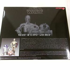 #s53【梱100】コトブキヤ ARTFX+ 1/10 スター・ウォーズ R2-D2 & C-3PO with BB-8 未開封の画像2