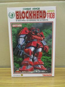 #w24【梱80】TAKARA タカラ 太陽の牙ダグラム 1/48 コンバットアーマー ブロックヘッド T-10B プラモデル 未組立