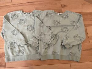 H&M スウェット　タイガー　120 双子