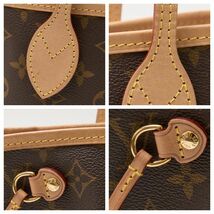 LOUIS VUITTON ルイヴィトン ネヴァーフル PM M41245 トート ハンド ショルダーバッグ モノグラム・キャンバス×レザー ブラウン_画像8