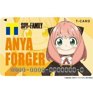 SPY×FAMILY スパイファミリー アーニャ Tカード ポイント 新品未開封 未登録