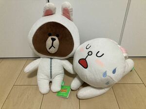 【LINE】コニー&ブラウンぬいぐるみ