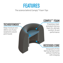 【バルク品】Comply コンプライ TrueGrip Pro Lサイズ 10ペア 高機能フォームイヤーピース 完全ワイヤレス用_画像5