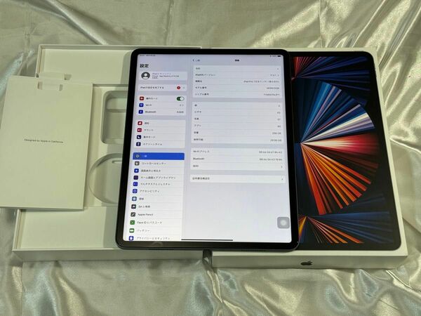 Apple iPad Pro 12.9インチ スペースグレー 第5世代 2021 Wi-Fi 256GB M1 MHNH3 極美品