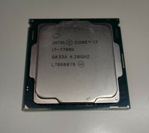 CPU Intel Core i7 7700K 4.2GHz　【NCNR】