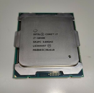 CPU Intel Core i7 6850K 3.6GHz　【NCNR】