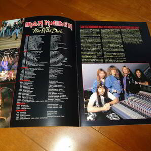 IRON MAIDEN FEAR OF THE DARK 1992 来日公演パンフレット アイアン・メイデンの画像3