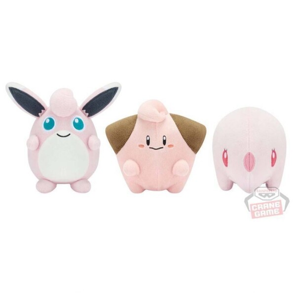 ポケットモンスター カラーセレクションぬいぐるみ ~pink~ <プクリン・ピィ・ムンナ> 3種セット