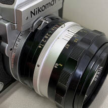 Nikomat ニコマート NIKON ニコン FTN フィルム 一眼レフ カメラ ボディ NIKKOR S.C 50mm f1.4 単焦点 レンズ セット 1747_画像3