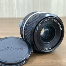 Nikon ニコン NIKKOR ニッコール Ai-S 35mm f2.8 一眼レフ カメラ 交換用 単焦点 レンズ Fマウント マニュアル レトロ 撮影 機材 K1760_画像1