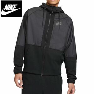 【新品タグ付き】NIKE 切替素材 NSW TE+ ウィンター フリース フルジップ L/S フーディ L 即納 DD4897