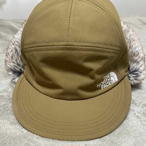 ノースフェイス BADLAND CAP バッドランドキャップ 耳当て付き 裏ボアフリース UTILITY BROWN L 即納