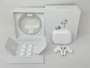 F33【動作確認済・保証有】 Apple AirPodsPro2 USB-C MTJV3J/A ワイヤレス イヤホン ホワイト