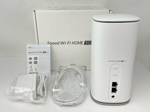 515【美品・制限○　白ロム】 Speed Wi-Fi HOME 5G L13 ZTR02 au ホワイト　ルーター