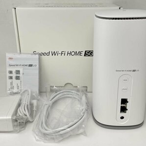 463【超美品・制限○ 白ロム】 Speed Wi-Fi HOME 5G L13 ZTR02 au ホワイト ルーターの画像1