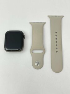 U352【美品】 Apple Watch Series7 GPS + Cellular 45mm　グラファイトステンレススチールケース スポーツバンド　バッテリー86％