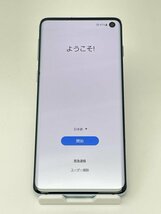 J105【ジャンク品】 Galaxy S10 SM-G973C 楽天モバイル SIMフリー ブルー_画像1