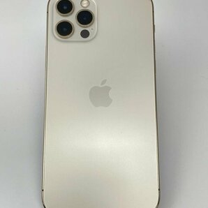 1125【ジャンク品】 iPhone12 Pro 128GB au版SIMロック解除 SIMフリー ゴールド バッテリー98%の画像2