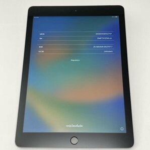 389【動作確認済・制限○ 白ロム】 iPad 第5世代 128GB softbank スペースグレイの画像1