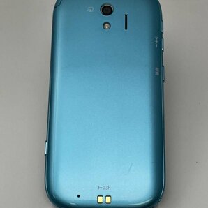 1134【動作確認済・制限○ 白ロム】 らくらくスマートフォン me F-03K docomo ブルーの画像2