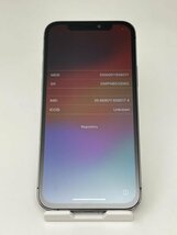 J115【ジャンク品】 iPhone12 Pro 128GB au版SIMロック解除 SIMフリー グラファイト バッテリー100%_画像1