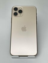 969【ジャンク品】 iPhone 11 Pro 64GB Apple 国内版SIM フリー ゴールド バッテリー86%_画像2