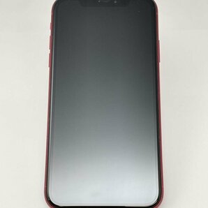 SU66【ジャンク品】 iPhone XR 128GB Apple 国内版SIM フリー レッドの画像1