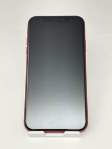 SU66【ジャンク品】 iPhone XR 128GB Apple 国内版SIM フリー レッド