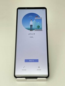 172【美品・制限○　白ロム】デモ機 Xperia 1 III SOG03 au ブラック