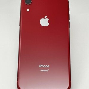 SU66【ジャンク品】 iPhone XR 128GB Apple 国内版SIM フリー レッドの画像2