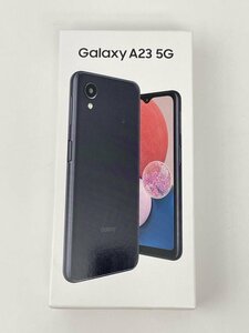 3011【新品・制限○　白ロム】 Galaxy A23 5G SCG18 au SIMロック解除済み SIMフリー ブラック