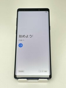 U511【ジャンク品】 Galaxy Note9 SC-01L docomo ブルー
