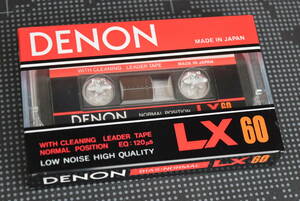 デンオンカセットテープ【 DENON : ” ＬＸ 6０” 】NORMAL TYPE１ １巻 （未使用・未開封品）