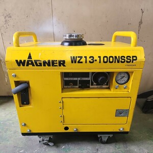 防音型エンジン高圧洗浄機★ワグナー★WZ13-100NSSP★ジャンク品