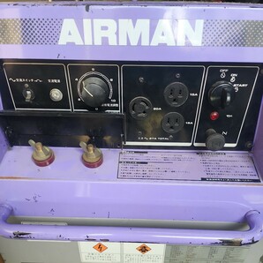 防音型エンジン溶接発電機★AIRMAN★PGW150Sl★ジャンク品の画像6