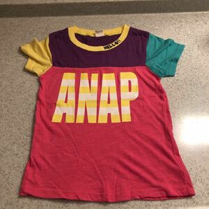 ANAP KIDS 120cm Ｔシャツ 半袖 アナップ キッズ カラフル