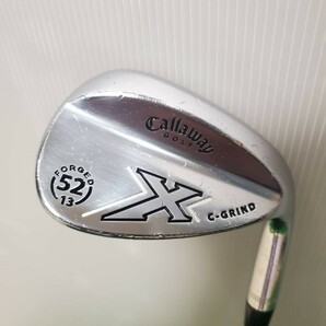 Callaway X FORGED キャロウェイ X フォージド ウェッジ 52度 アプローチウェッジ ミルキークロム ダイナミックゴールド の画像1