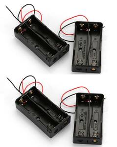 18650 rechargeable battery 2 ps for average row connection battery case Lead line attaching 2 piece set immediate payment possibility 