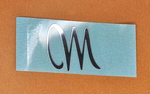 *MAYONESmei one z silver metallic ru* sticker *