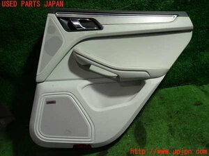 1UPJ-15621294] Porsche * Macan турбо (95BCTL) правый задний внутренная обшивка двери б/у 