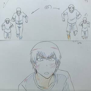 とらドラ! 原画 17枚セット 竜児／genga [セル画 Cel] 