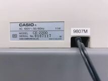 CASIO.CE-2200/鍵付き/業務用/店舗用品/飲食店/会計/事務/通電確認済み/取説付き_画像6