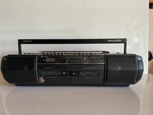 SONY ソニー ダブルカセット ラジカセ ドテカホーン CFS-DW40 昭和レトロ 80s 90s