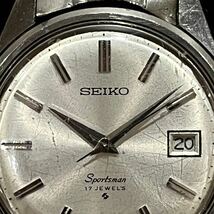 1円〜セイコー SEIKO 6602-9982 スポーツマン 17石 手巻き SPORTSMAN 稼働品_画像4