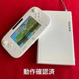 【GW値引き中4/30まで】動作確認済 任天堂 WiiU 8GB ホワイト　本体・パッドセット　ジャンク品