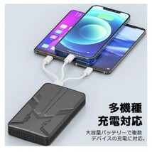 新品送料無料！ジャンプスターター 12V車用 12000mAh 急速充電 車用緊急始動 【PSE認証済】　　_画像4