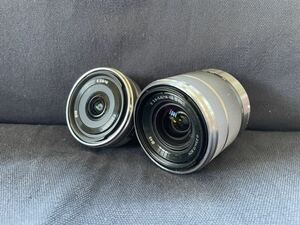 SONY camera lens 2 point set SEL1855 SEL16F28 operation not yet verification 