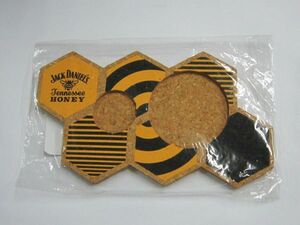 JACKDANIELS TENNESSEE HONEY コルクトレー コースター ジャックダニエル テネシーハニー 蜂の巣