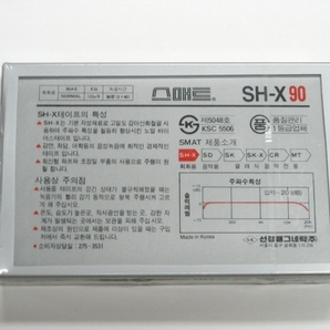 希少 SMAT SH-X90 カセットテープ ノーマルポション 90分 POSITION NORMAL TYPE1 CASSETTE TAPE 未開封 韓国製の画像2